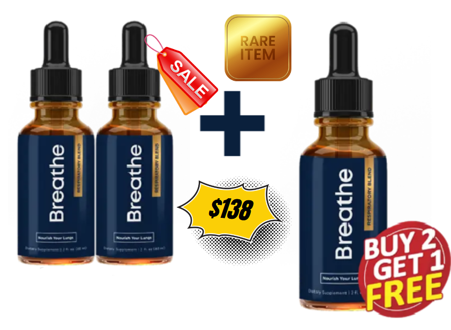 Breathe Drops launch promotion with special discount and bonuses.